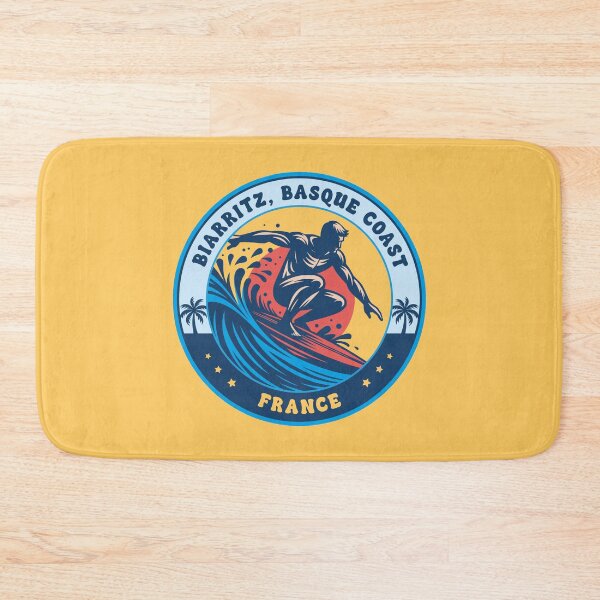 Item preview, Biarritz Basque Coast France Surfing Design designed and sold by CynthiaGraphics.