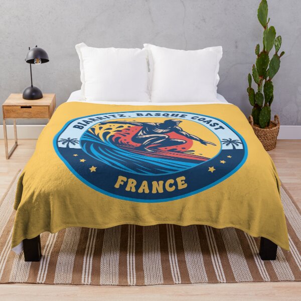 Item preview, Biarritz Basque Coast France Surfing Design designed and sold by CynthiaGraphics.