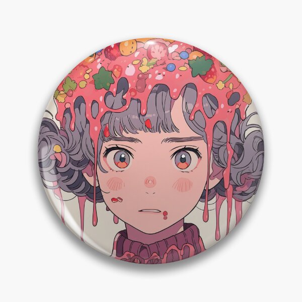 Item preview, Berry Sundae Drizzle Cascade Anime Girl designed and sold by bubblegoth.