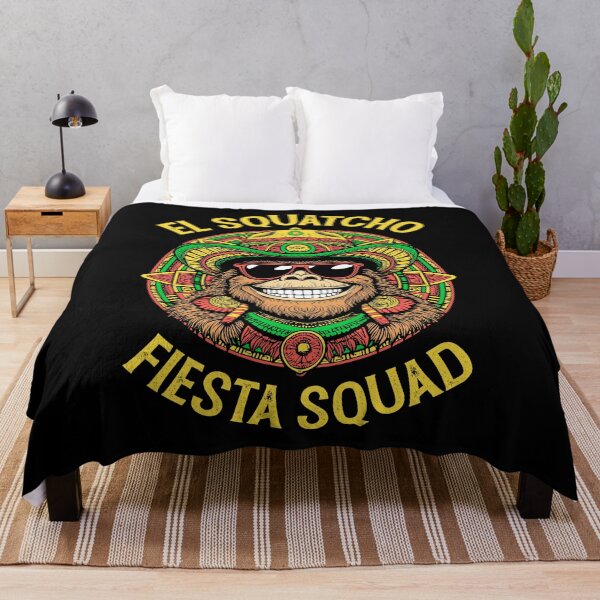 Item preview, El Squatcho Funny Cinco De Mayo Bigfoot Mayan Fiesta Squad designed and sold by GrandeDuc.