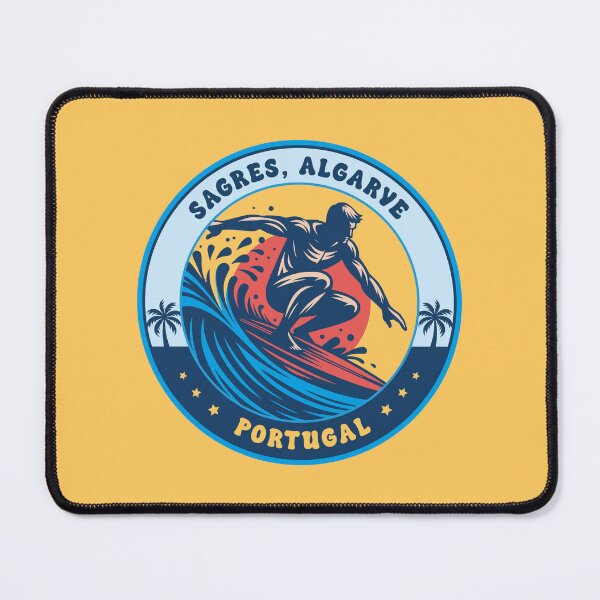 Item preview, Sagres Algarve Portugal Surfing Design designed and sold by CynthiaGraphics.