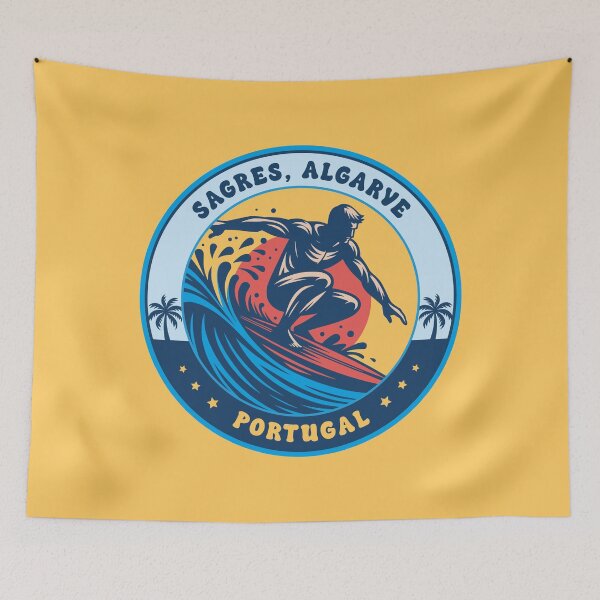 Item preview, Sagres Algarve Portugal Surfing Design designed and sold by CynthiaGraphics.
