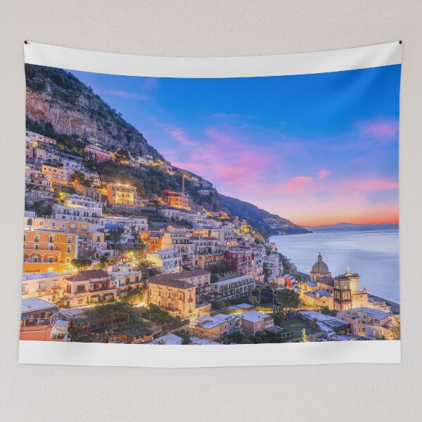 Item preview, Amalfi Coast, Italy, Positano, Italy, Ocean Sunset, Seaside Town designed and sold by newburyboutique.
