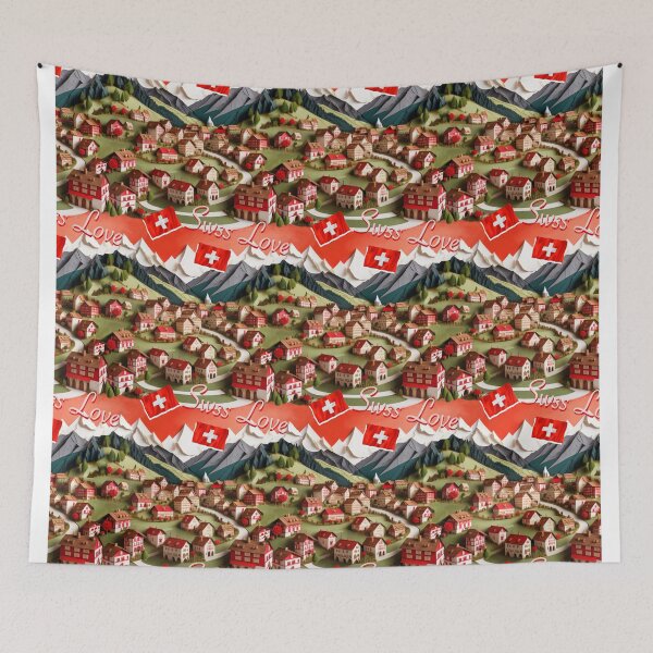 Artikelvorschau, Schweizer lieben Twilight Red entworfen und verkauft von Alessandro Remo Mazzoni Remotextiles.