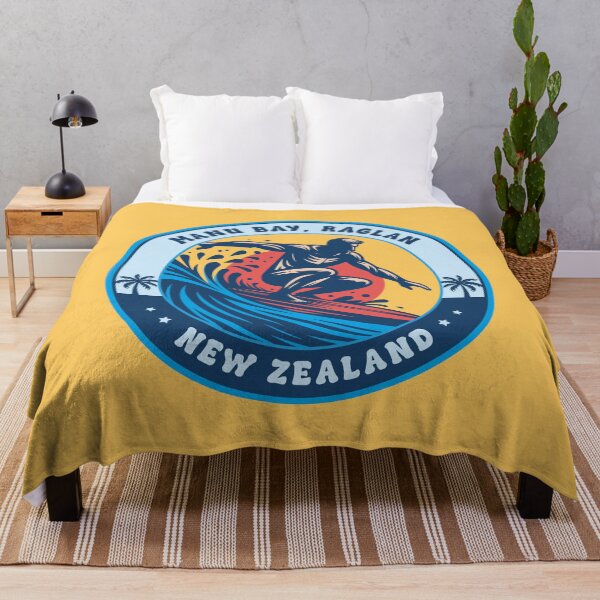 Item preview, Manu Bay Raglan New Zealand Surfing Design designed and sold by CynthiaGraphics.