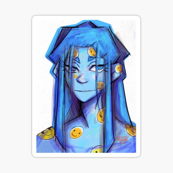Smiley Blues Sticker