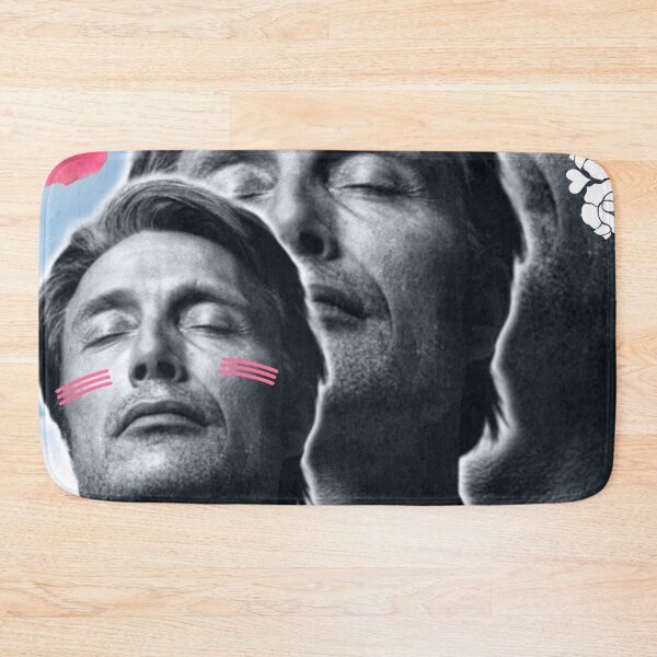 Item preview, Mads Mikkelsen Sky and Roses Love Collage designed and sold by orionlodubyal.
