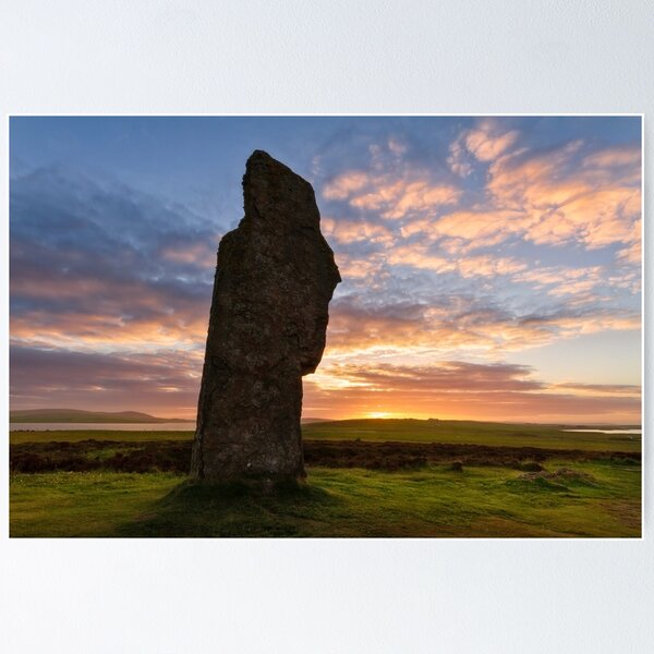 Item preview, Ring of Brodgar Summer Sunset Orkney Scotland designed and sold by PhotosEcosse.