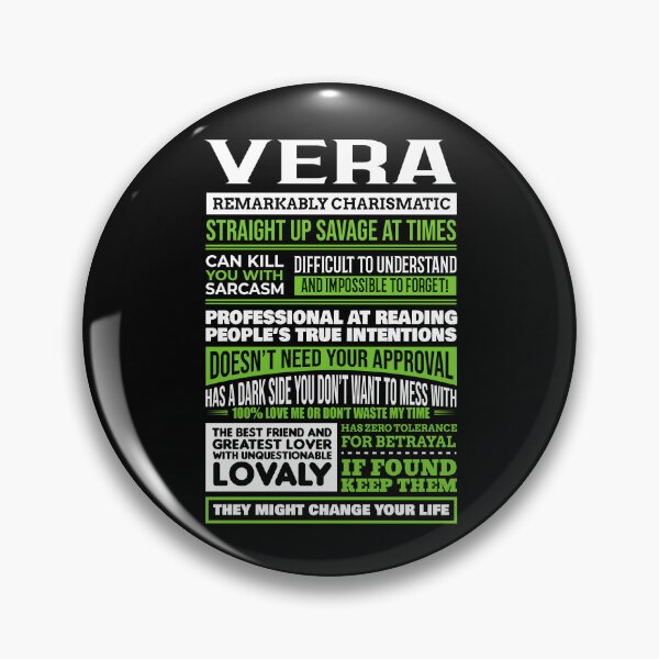 Item preview, Vera Girl Name Definition designed and sold by Share-me.