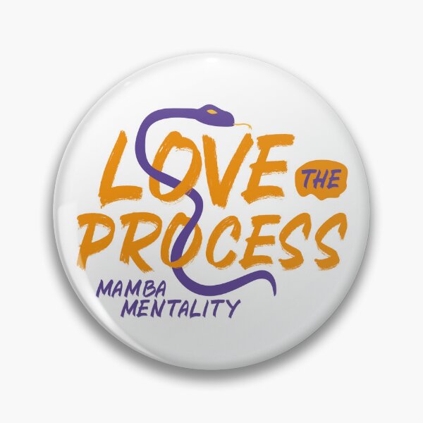 Item preview, Mamba mentality, love the process, the purple and gold snake of the Los Angeles Lakers designed and sold by Dizartico.