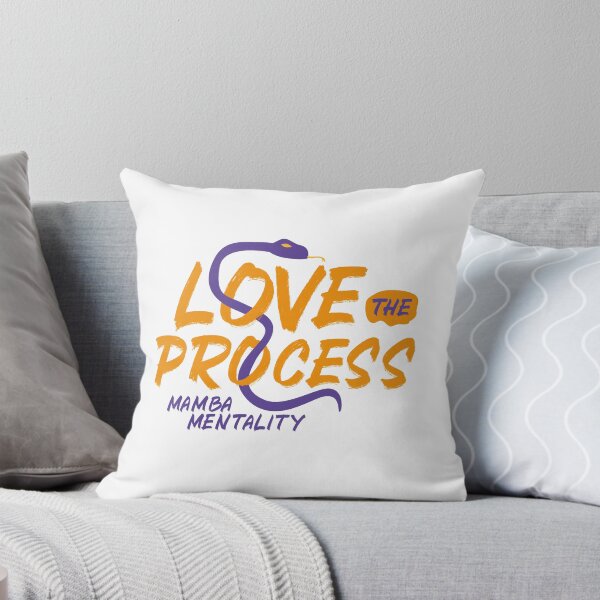 Item preview, Mamba mentality, love the process, the purple and gold snake of the Los Angeles Lakers designed and sold by Dizartico.