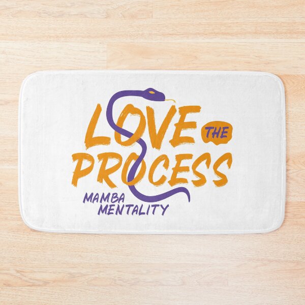 Item preview, Mamba mentality, love the process, the purple and gold snake of the Los Angeles Lakers designed and sold by Dizartico.