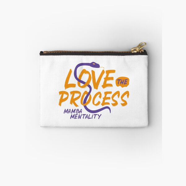 Item preview, Mamba mentality, love the process, the purple and gold snake of the Los Angeles Lakers designed and sold by Dizartico.