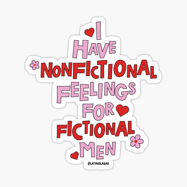 Artikel-Vorschau von Ich habe nicht-fiktionale Gefühle für fiktive Männer / Bücherhafte Ästhetik Kindle Romance Smut Moralisch Grau Rosa Rot Trendfarben, designt und verkauft von Latinoladas.