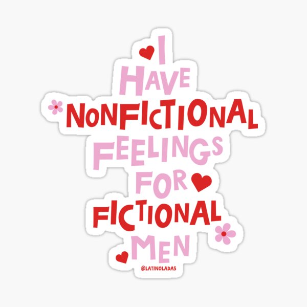 Artikel-Vorschau von Ich habe nicht-fiktionale Gefühle für fiktive Männer / Bücherhafte Ästhetik Kindle Romance Smut Moralisch Grau Rosa Rot Trendfarben, designt und verkauft von Latinoladas.