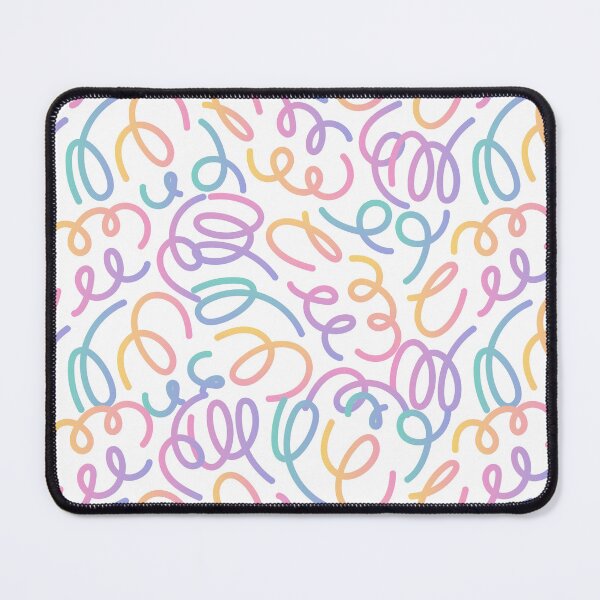 Item preview, Abtract doodles pastel colors - Free flowing designed and sold by TANISSdesign.