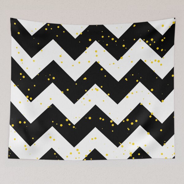 Item preview, Chevron with Gold Spots designed and sold by Maiyu.