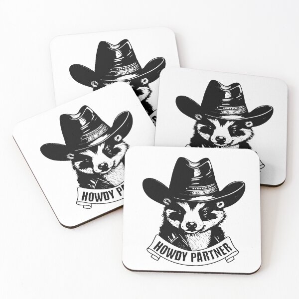 Item preview, Honey Badger - Howdy Partner  designed and sold by ValentinaHramov.