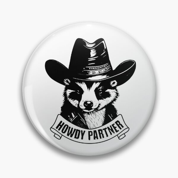 Item preview, Honey Badger - Howdy Partner  designed and sold by ValentinaHramov.