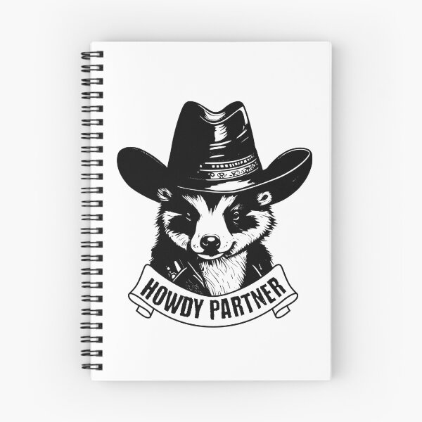 Item preview, Honey Badger - Howdy Partner  designed and sold by ValentinaHramov.
