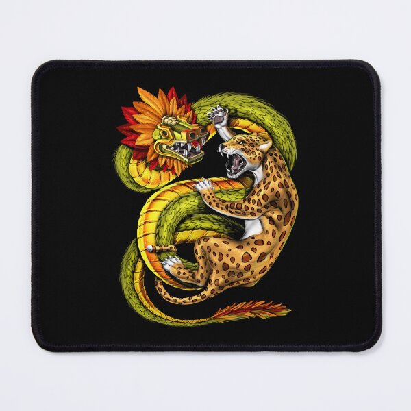 Item preview, Aztec Jaguar vs Quetzalcoatl designed and sold by underheaven.