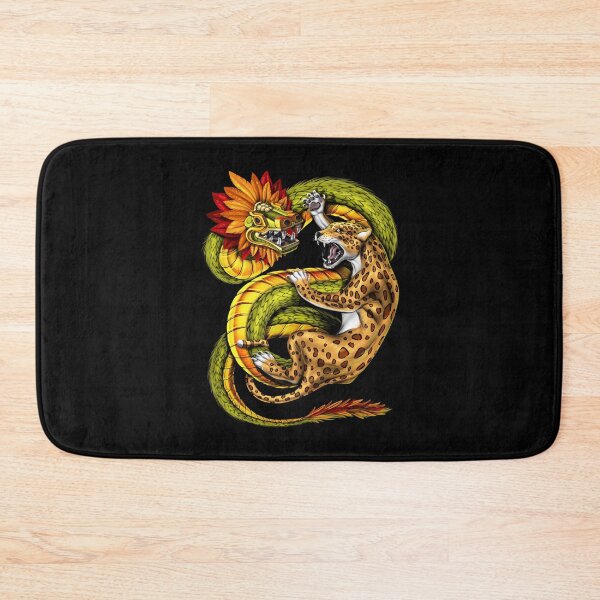 Item preview, Aztec Jaguar vs Quetzalcoatl designed and sold by underheaven.
