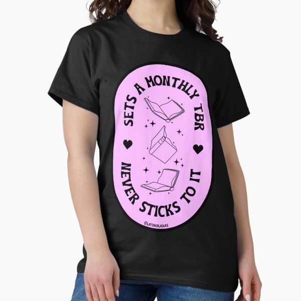 Artikel-Vorschau von *Legt einen monatlichen Tbr fest, bleibt nie dabei* / Bookish Tbr Aesthetic Kindle To Be Read Quote Purple Black, designt und verkauft von Latinoladas.