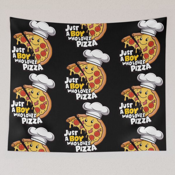 Item preview, Just A Boy Who Loves Pizza designed and sold by PlanetMarker.