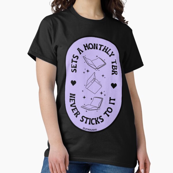 Artikel-Vorschau von Legt einen monatlichen Tbr fest, bleibt nie dabei / Bookish Tbr Aesthetic Kindle To Be Read Quote Purple Black, designt und verkauft von Latinoladas.
