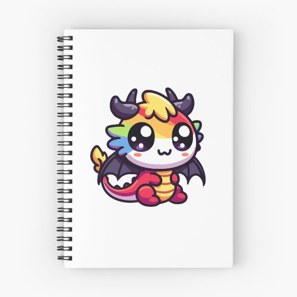 Item preview, Chibi Kawaii Rainbow Dragon designed and sold by DragonFantasia.