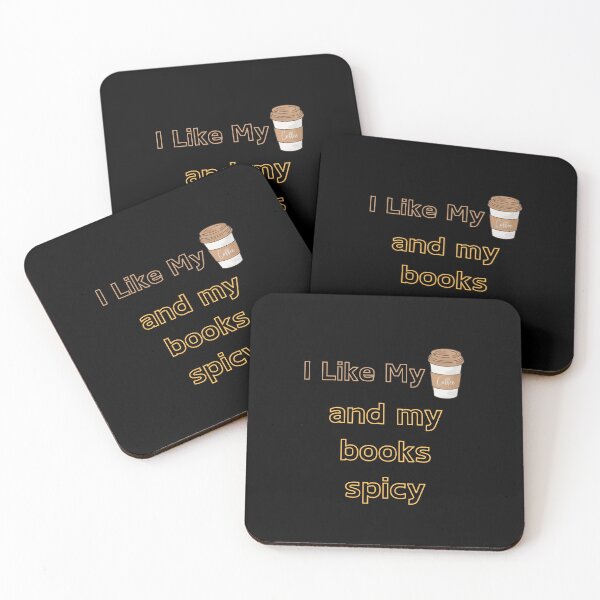 Item preview, I Like My Coffee And My Books Spicy designed and sold by FunnyThings1.