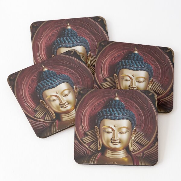 Item preview, Red Disk Buddha, No. 4 designed and sold by ArtLynette.