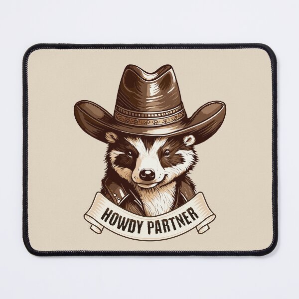 Item preview, Honey Badger - Howdy Partner  designed and sold by ValentinaHramov.