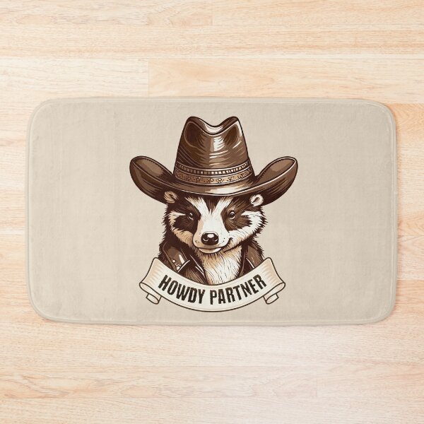 Item preview, Honey Badger - Howdy Partner  designed and sold by ValentinaHramov.