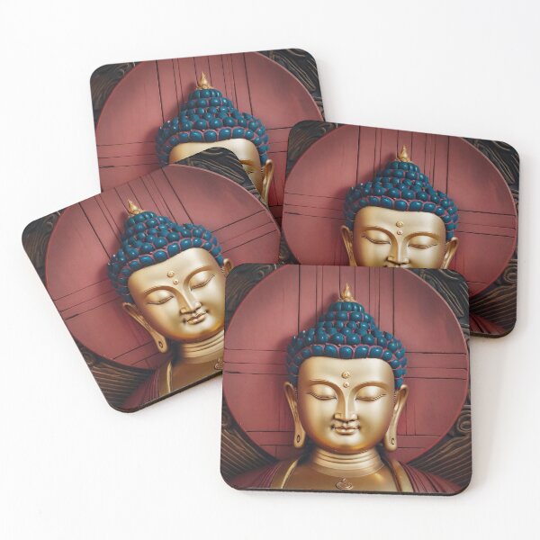 Item preview, Red Disk Buddha, No. 5 designed and sold by ArtLynette.