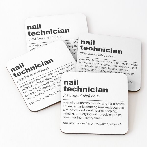 Item preview, Funny Nail Technician Definition Nail Tech designed and sold by stylesip.