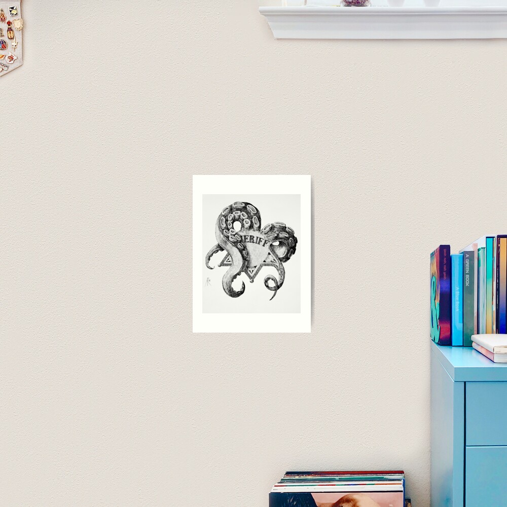 Sheriff Cthulhu Art Print