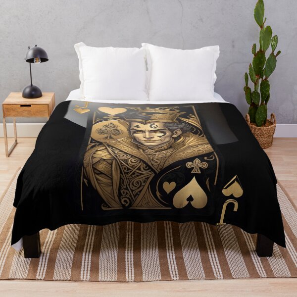 Item preview, Jack of Hearts #2 in Gold on Black designed and sold by Serge Averbukh Art Studio.