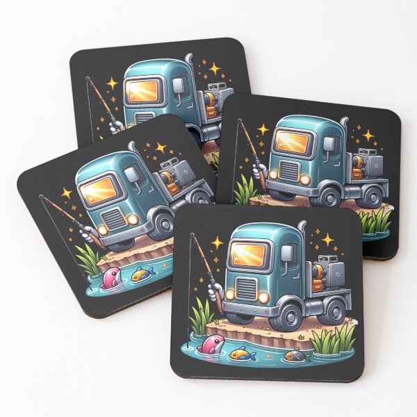 Item preview, Welding truck fishing in a pond father day gift dad birthday gift designed and sold by NeaftyFinds.