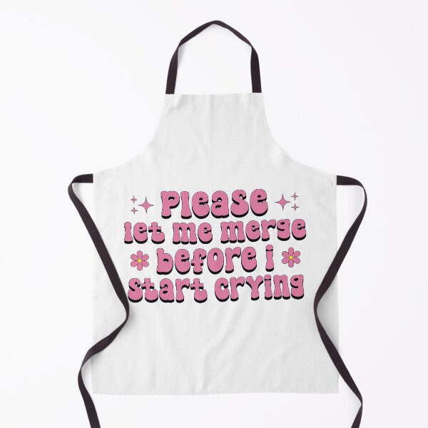 Item preview, Please Let Me Merge Before I Start Crying Funny Bumper Meme designed and sold by BUMPER-STICKERS.