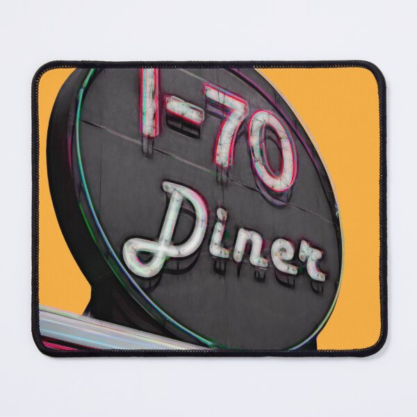 Item preview, I 70 Diner Sign On Yellow designed and sold by art64.