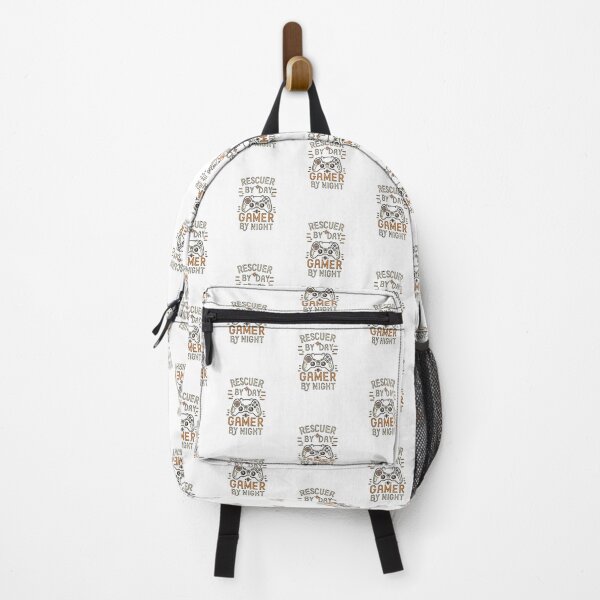 Item preview, Rescuer by day, gamer by night designed and sold by PatronesKawai.