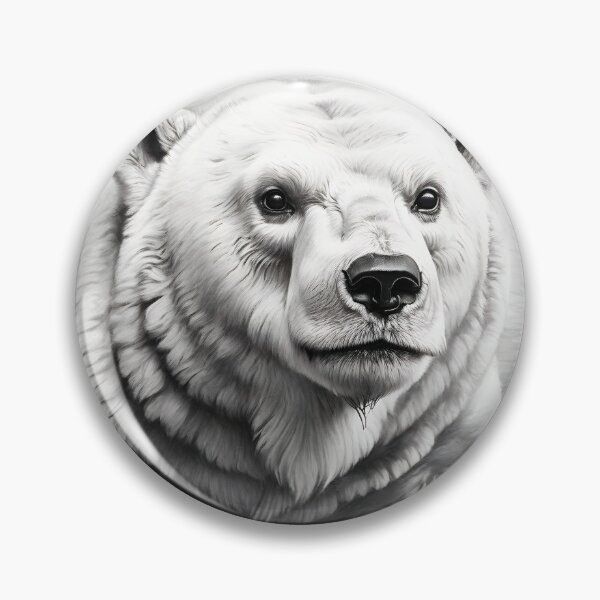 Item preview, Polar bear pencil drawing designed and sold by Pencil-Art.