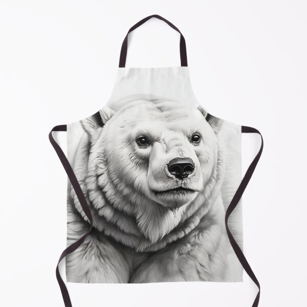 Item preview, Polar bear pencil drawing designed and sold by Pencil-Art.