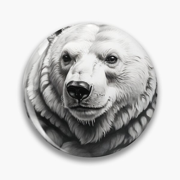 Item preview, Polar bear pencil drawing designed and sold by Pencil-Art.