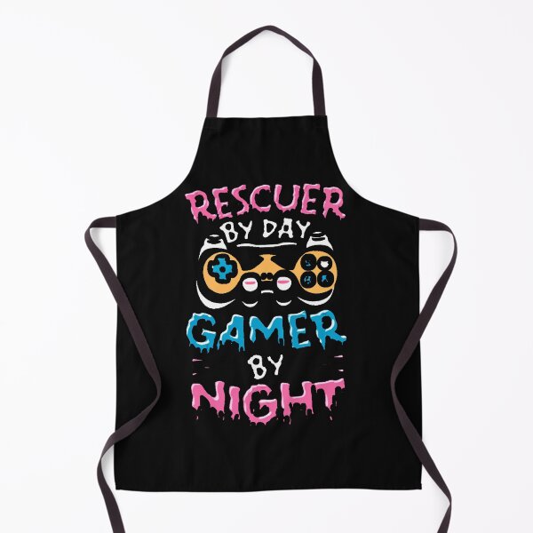 Item preview, Rescuer by day, gamer by night designed and sold by PatronesKawai.