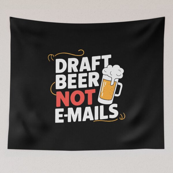 Item preview, Draft Beer, Not Emails designed and sold by PlanetMarker.
