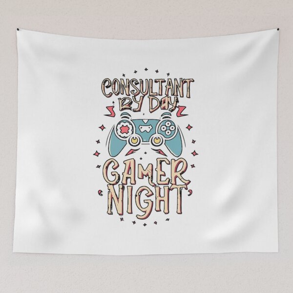 Item preview, Consultant by day, gamer by night designed and sold by PatronesKawai.