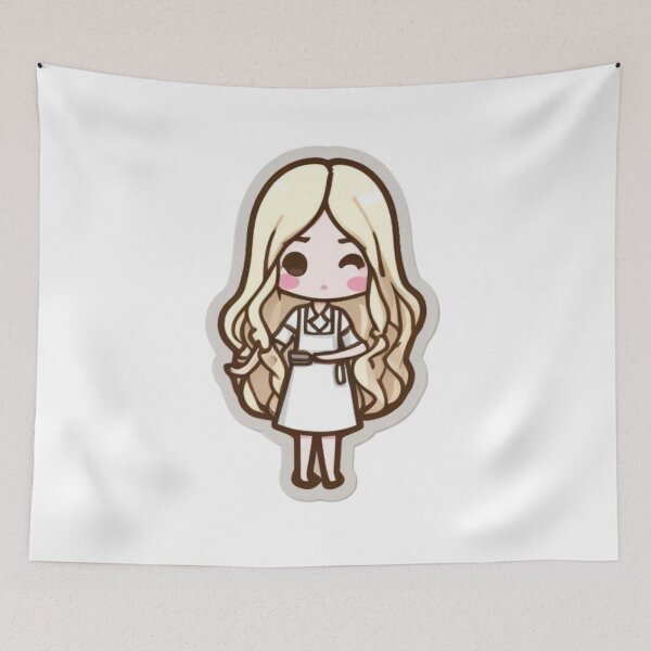 Item preview, Cute girl POWERFULLY GIF designed and sold by ClothingSmile.