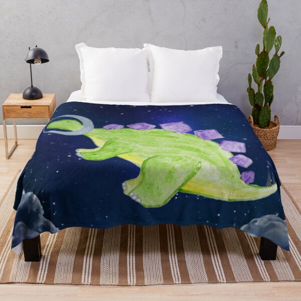 Item preview, Stegosaurus in Space Watercolor designed and sold by CoastalCaptures.